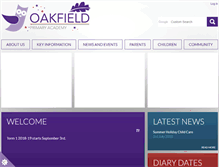 Tablet Screenshot of oakfield-dartford.co.uk